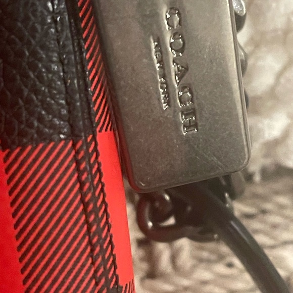 Coach Bags Coach Plaid Turnlock Camera Bag Red Plaid Cross Body Bag And Wristlet New Poshmark